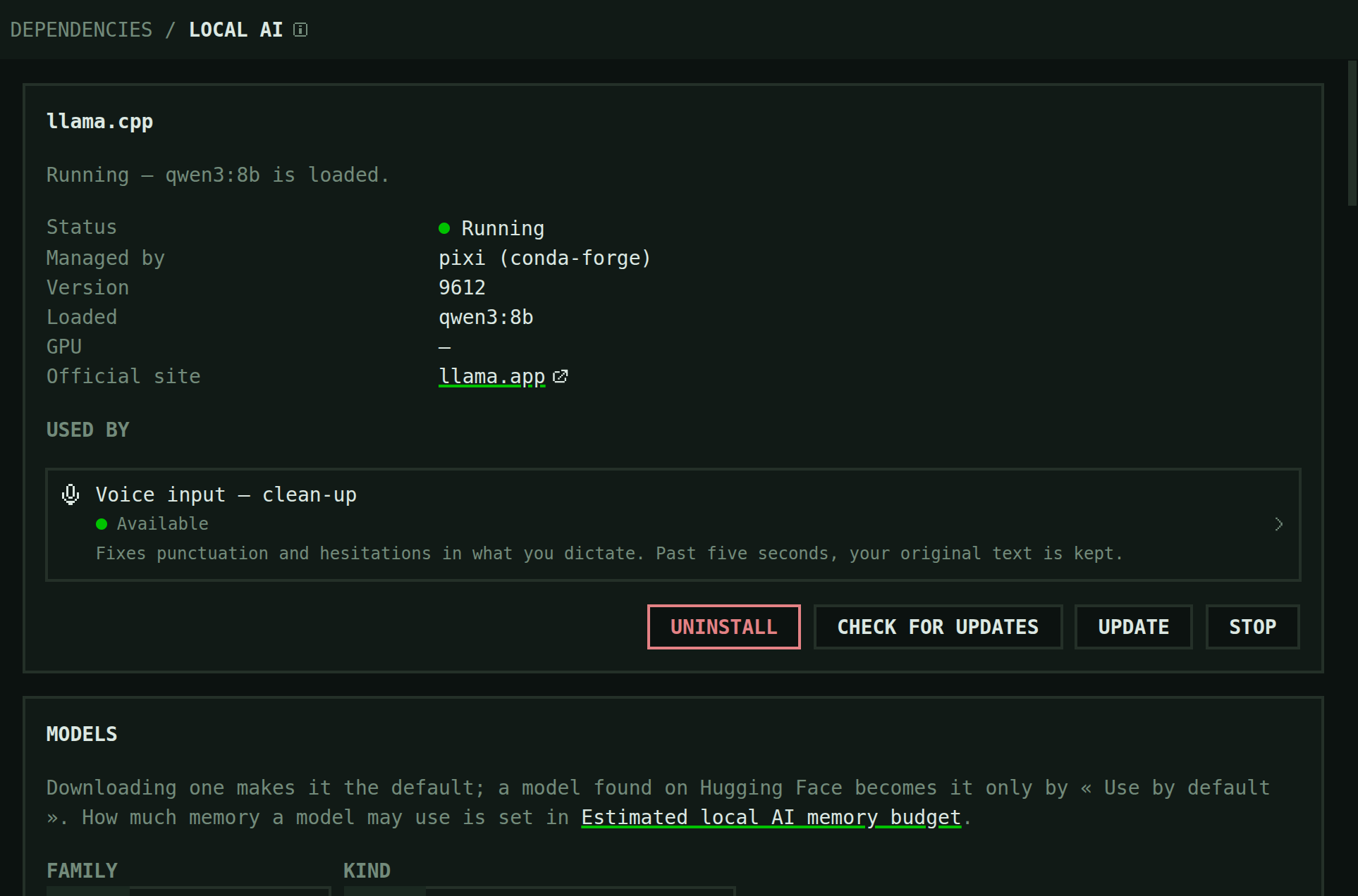 Webmux — Local AI